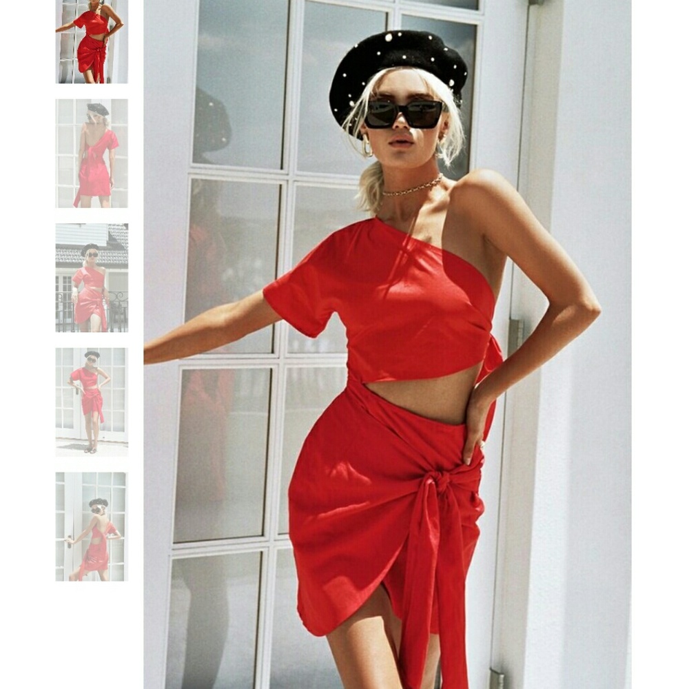 ISO ruby wrap dress